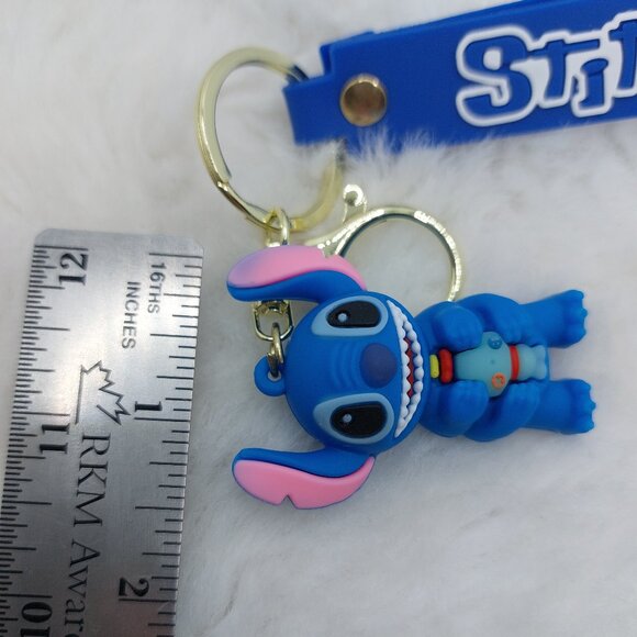 2/$25 Stitch and Scrump keychain wrist strap lanyard with 'Stitch' - Picture 5 of 6